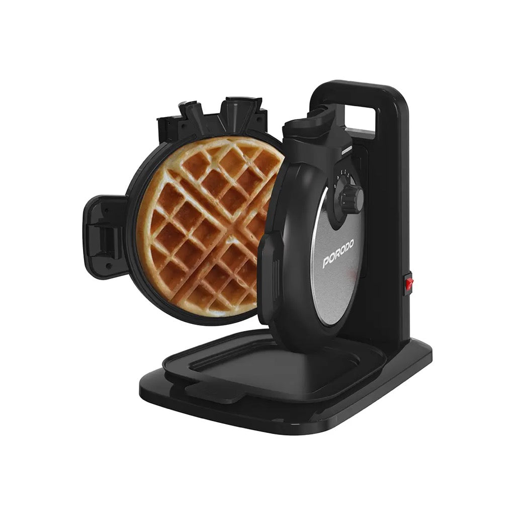 Porodo Lifestyle Vertical Waffle Maker Black