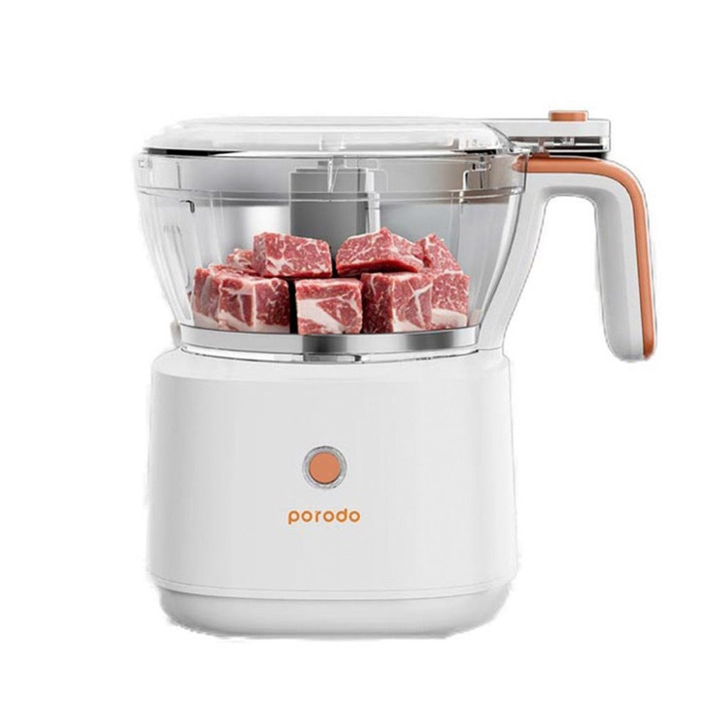 Porodo Lifestyle 88W 4-in-1 Mini Food Processor White