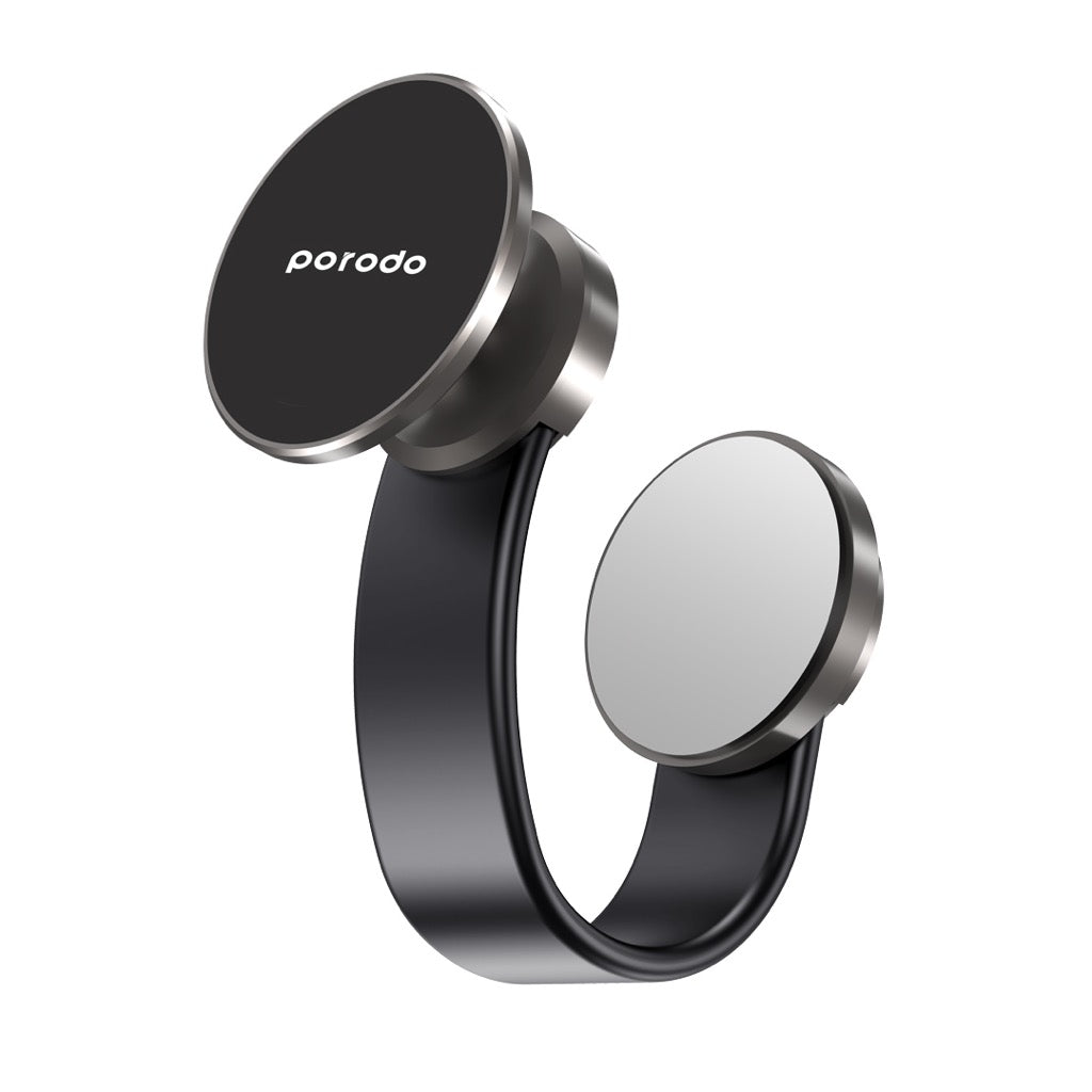 Porodo MagSafe N52 Magnetic Suction Base Car Mount Black