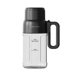 Porodo LifeStyle Portable Juicer Blender with Straw 800mL 120W - Black