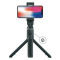 Porodo Bluetooth Selfie Stick with Tripod Stand and Remote Shutter Black