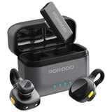 Porodo Movo Lavalier Microphone Type-C Connector - Black
