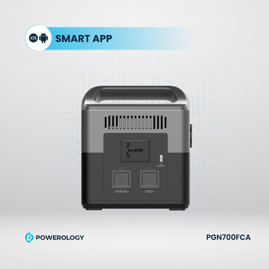 Powerology 700W App-Controlled Portable Power Generator official product image 7