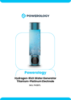 Powerology 260ml Hydrogen Water Bottle with OLED official Powerology guide image 1