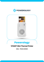 Powerology Vivant Mini Thermal Printer official Powerology guide image 1