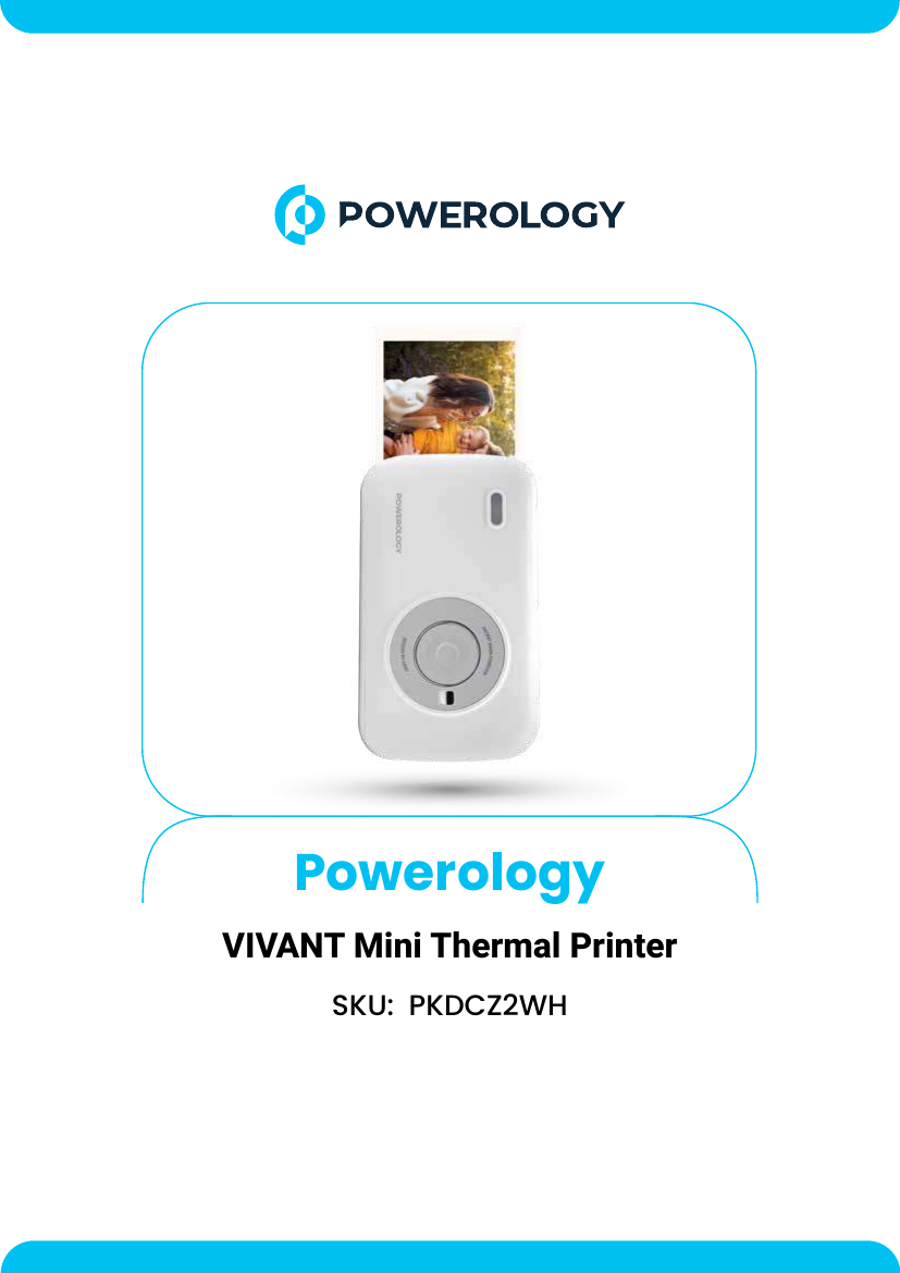 Powerology Vivant Mini Thermal Printer official Powerology guide image 1