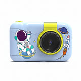 Porodo Kids Flip Digital Camera Blue with tripod stand