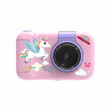 Porodo Kids Flip Digital Camera Pink with tripod stand