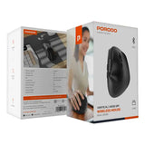 Porodo Vertical 4000 DPI Wireless Mouse – Black