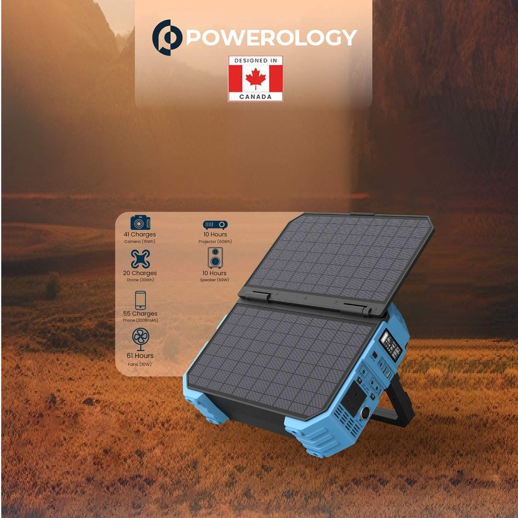 Powerology 614Wh 600W Solar Power Generator official product image 7