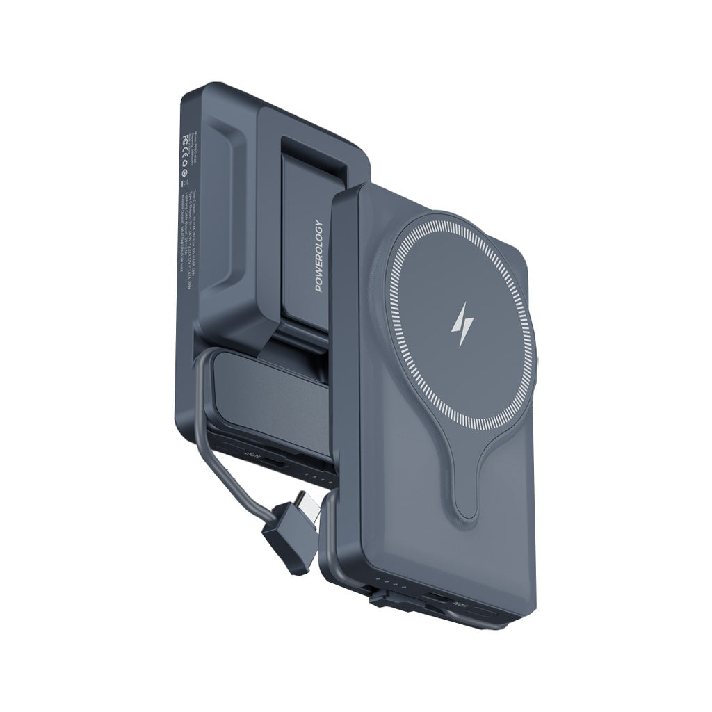 Powerology 5000mAh Magnetic Power Bank Car Mount - official view 1
