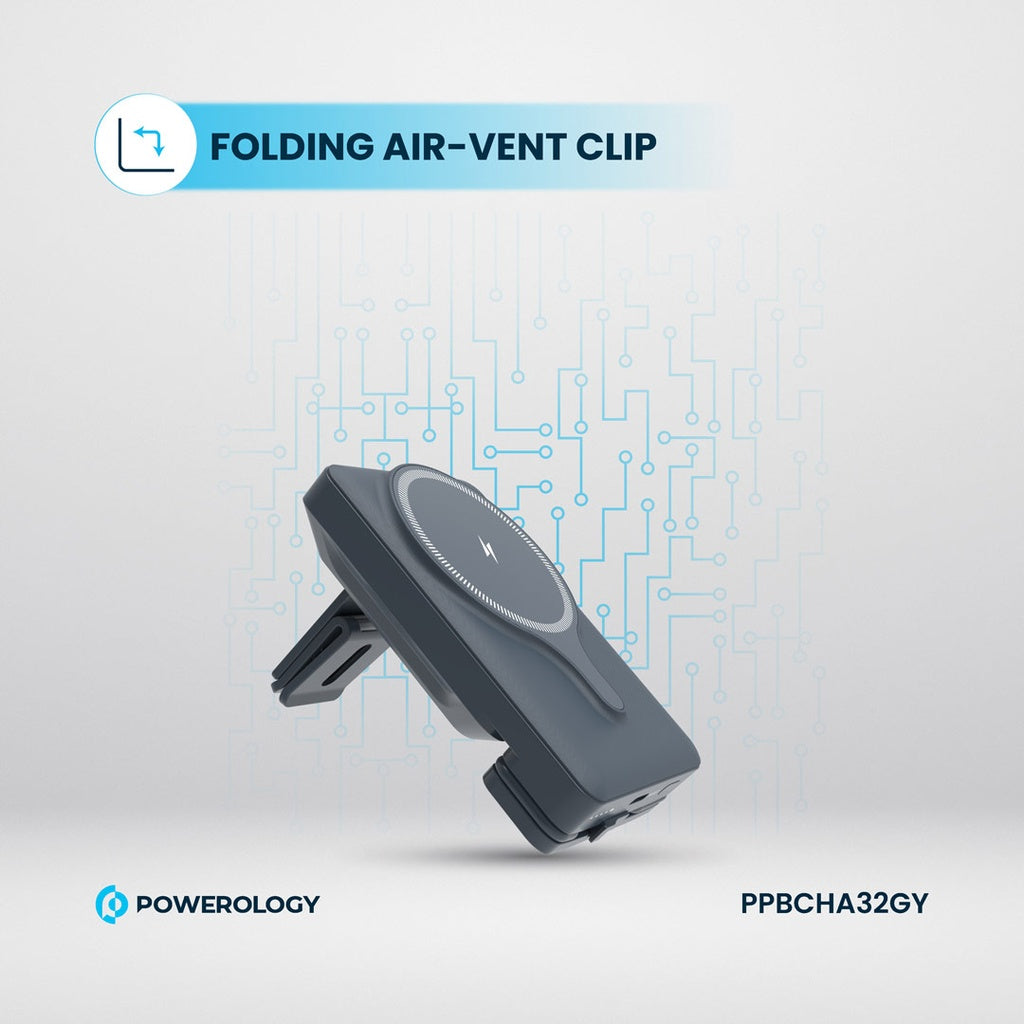 Powerology 5000mAh Magnetic Power Bank Car Mount official product image 8