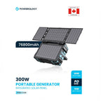 Powerology 284Wh 300W Portable Solar Power Generator - official view 4