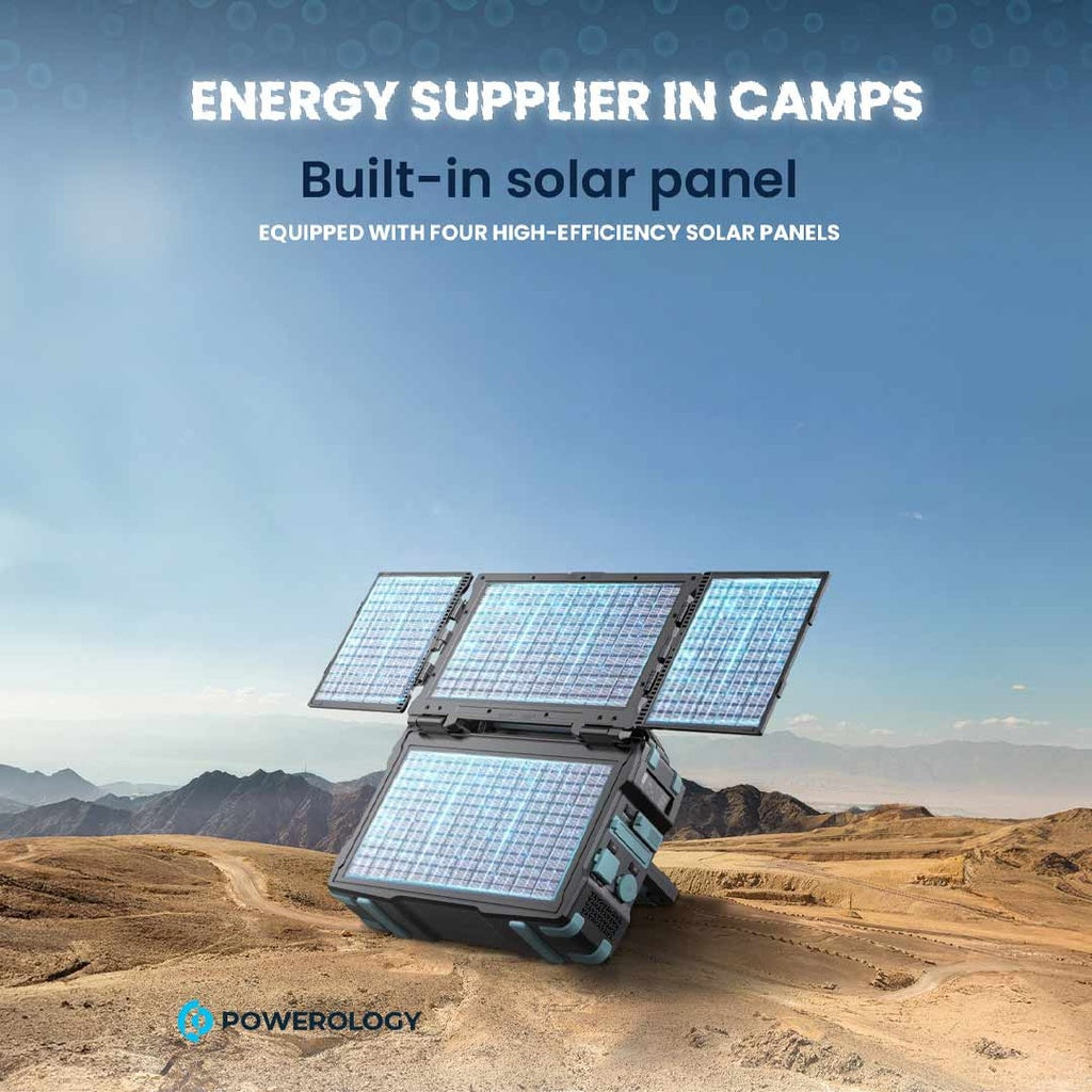 Powerology 284Wh 300W Portable Solar Power Generator official product image 7