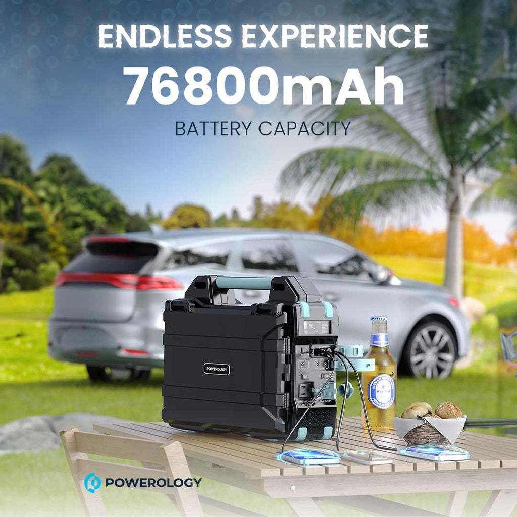 Powerology 284Wh 300W Portable Solar Power Generator official product image 8