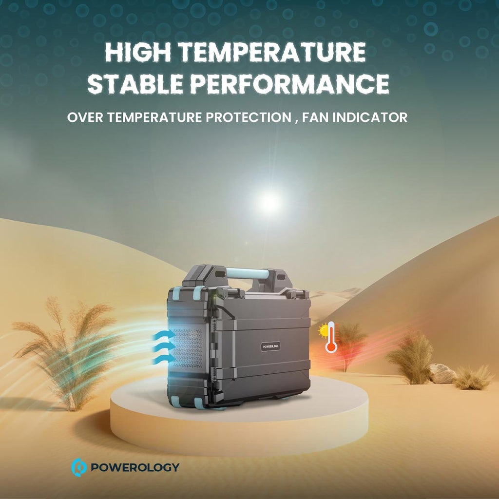 Powerology 284Wh 300W Portable Solar Power Generator official product image 12