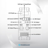 Powerology 284Wh 300W Portable Solar Power Generator official product image 14