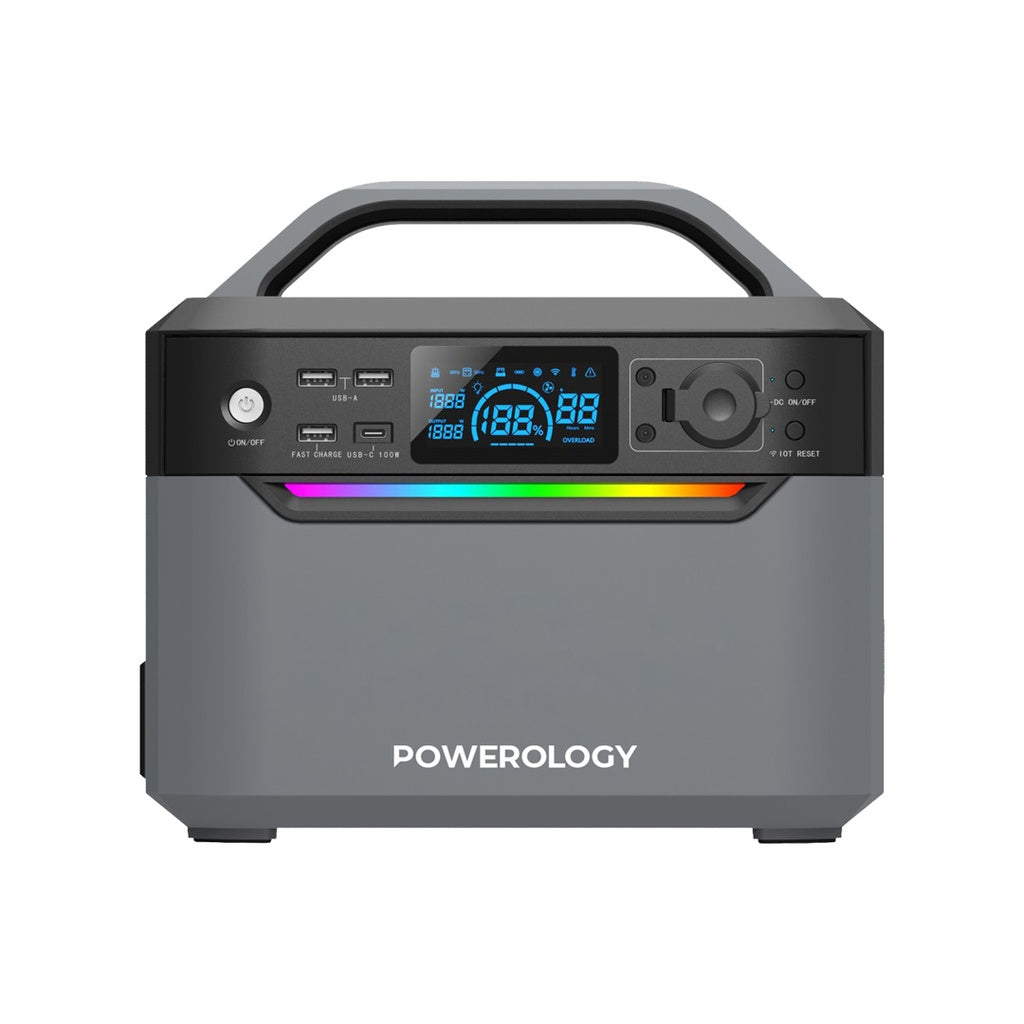 Powerology 384Wh 600W Portable Power Generator - official view 1