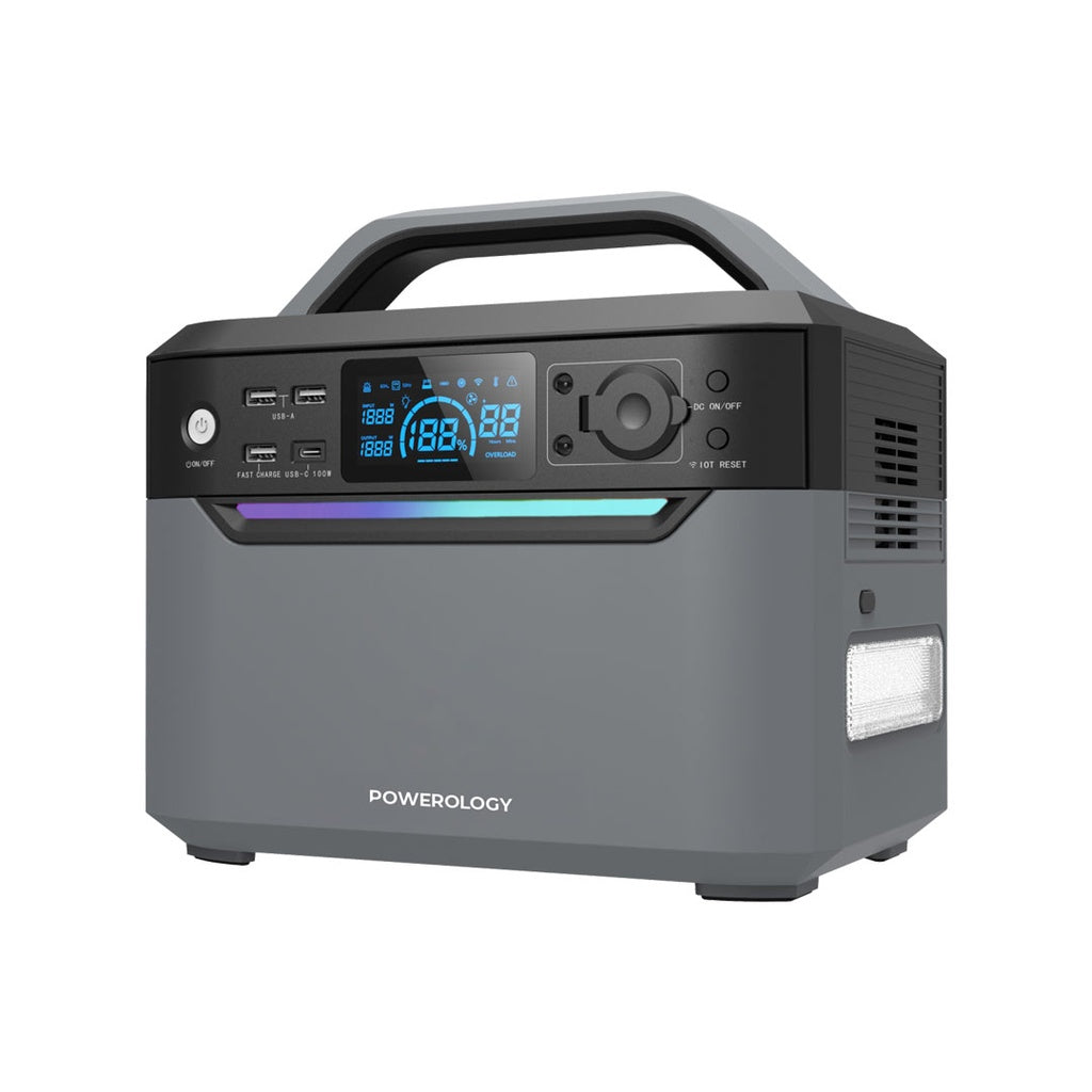 Powerology 384Wh 600W Portable Power Generator - official view 2