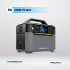 Powerology 384Wh 600W Portable Power Generator official product image 6