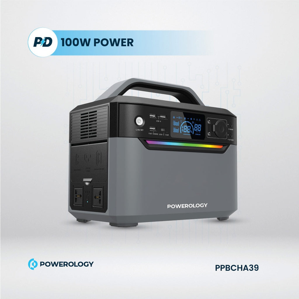 Powerology 384Wh 600W Portable Power Generator official product image 6
