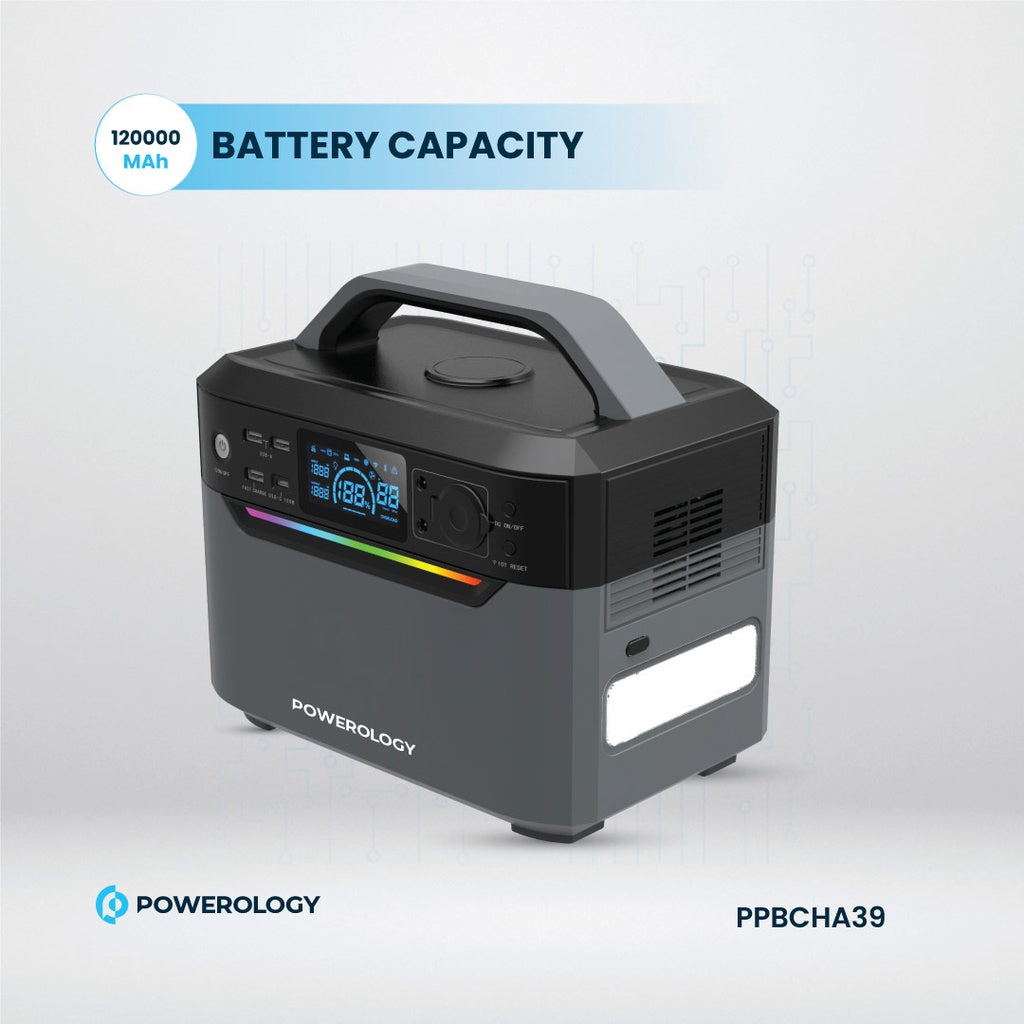 Powerology 384Wh 600W Portable Power Generator official product image 8