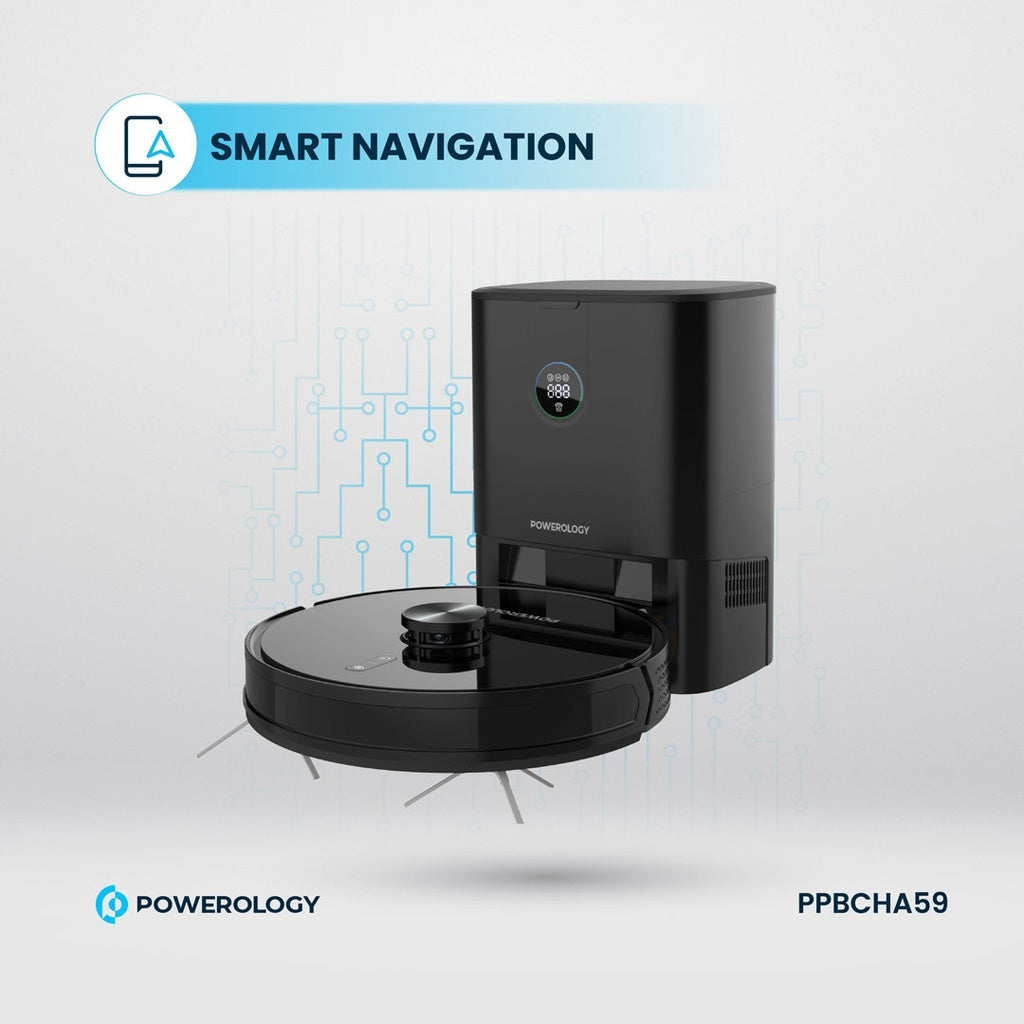 Powerology Smart Station Robot Vacuum and Mop - official view 5