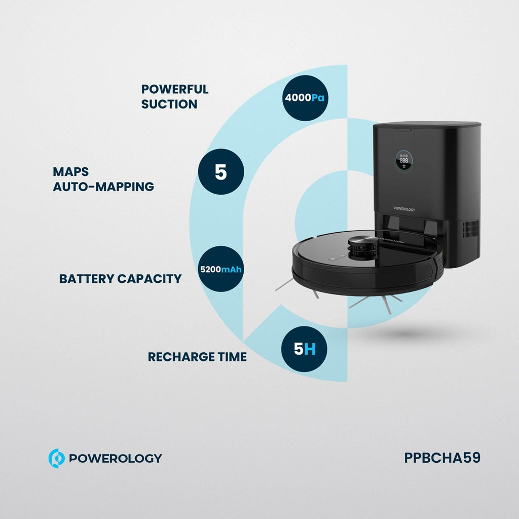 Powerology Smart Station Robot Vacuum and Mop official product image 7