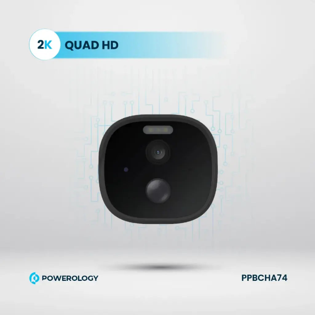 Powerology Built-In Solar Outdoor Camera - official view 4