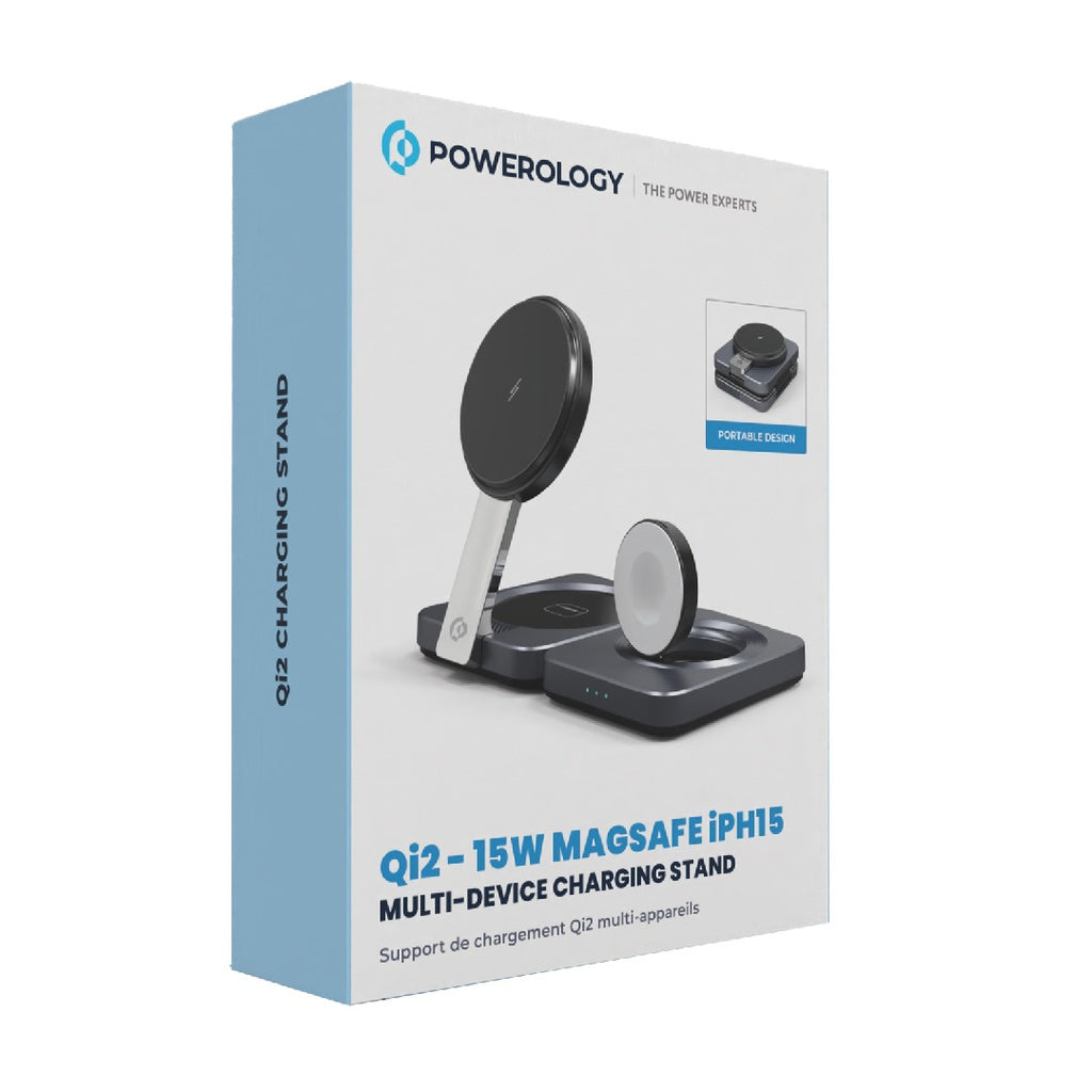 Powerology Qi2 3-in-1 charger active cooling feature