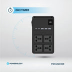 Powerology 2500W 4-Outlet Power Strip with Retractable Cables official product image 10