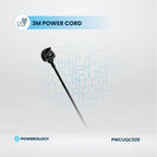 Powerology 2500W 4-Outlet Power Strip with Retractable Cables official product image 12