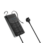 Powerology 2500W 6-Outlet Power Strip with Retractable Cables - official view 2