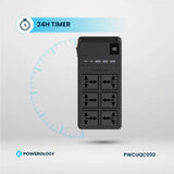 Powerology 2500W 6-Outlet Power Strip with Retractable Cables official product image 11