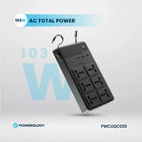 Powerology 2500W 6-Outlet Power Strip with Retractable Cables official product image 12