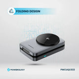 Powerology Qi2 multi-device hub phone watch and earbuds charging