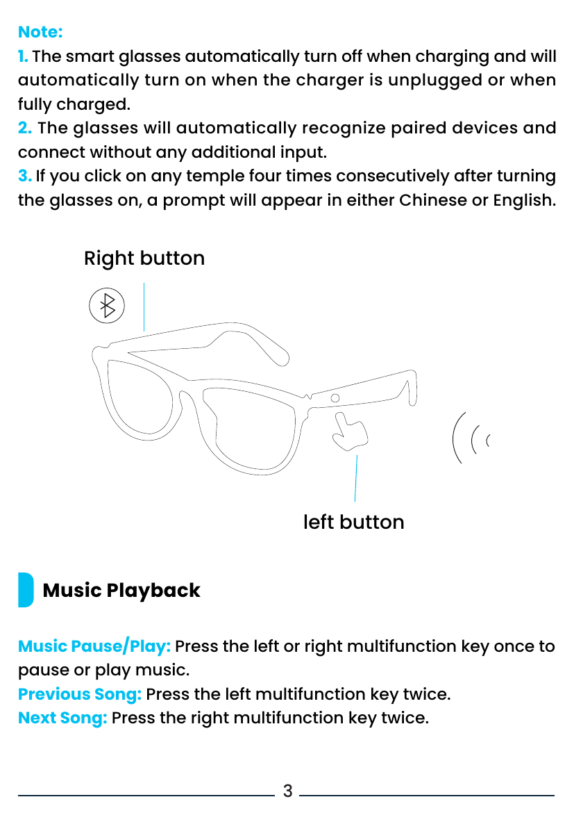 Powerology Nice Smart Audio Sunglasses official Powerology guide image 2