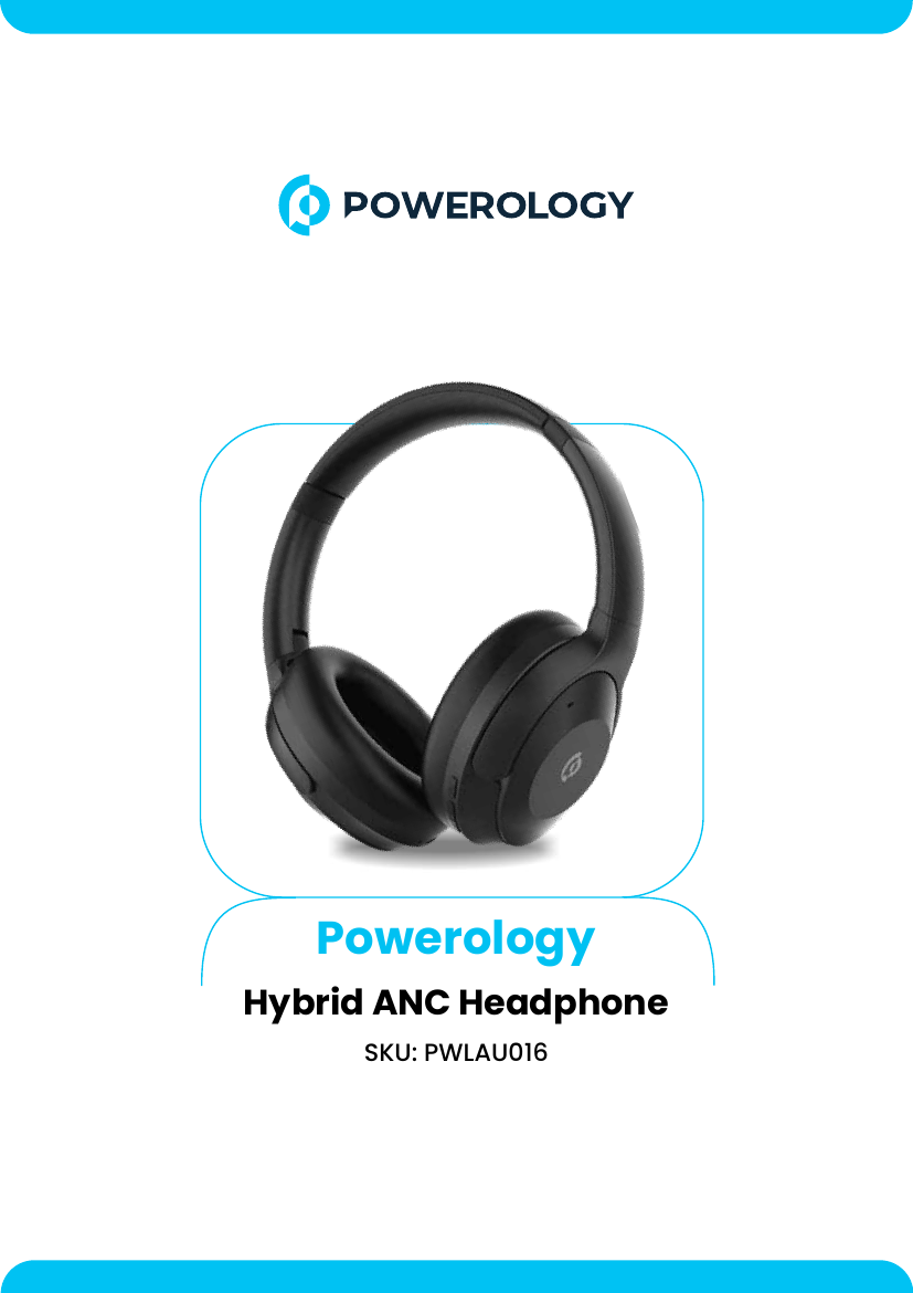 Powerology Hybrid ANC Wireless Headphones official Powerology guide image 1