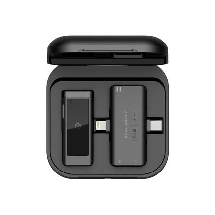 Powerology MFi Dual-Connector Wireless Lavalier Microphone - official view 1