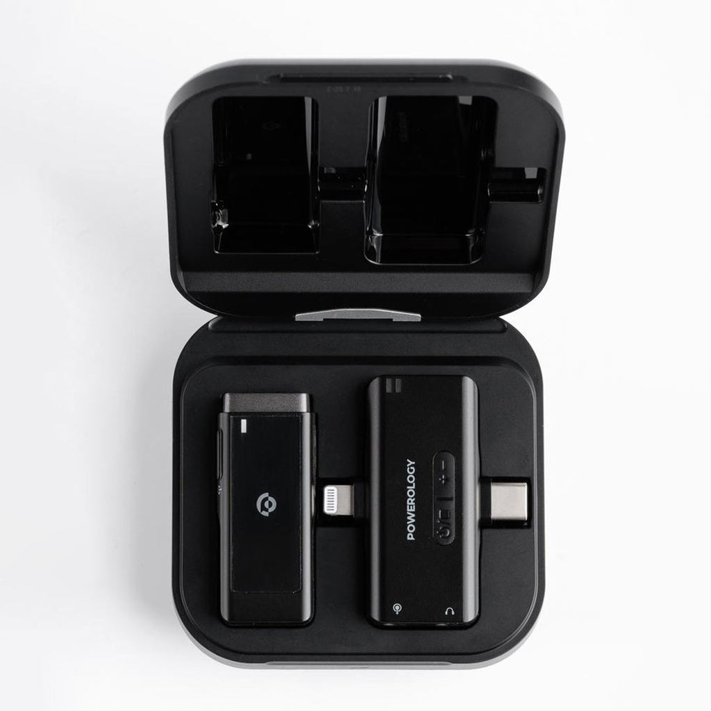 Powerology MFi Dual-Connector Wireless Lavalier Microphone - official view 4