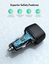 RAVPower RP-VC009 48W Dual-Port Car Charger