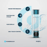 Powerology 260ml Hydrogen Water Bottle with OLED