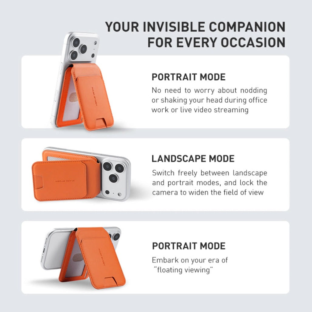 Mark Ryden MagFold MR21 Slim MagSafe Wallet for iPhone – Magnetic Card Holder Stand