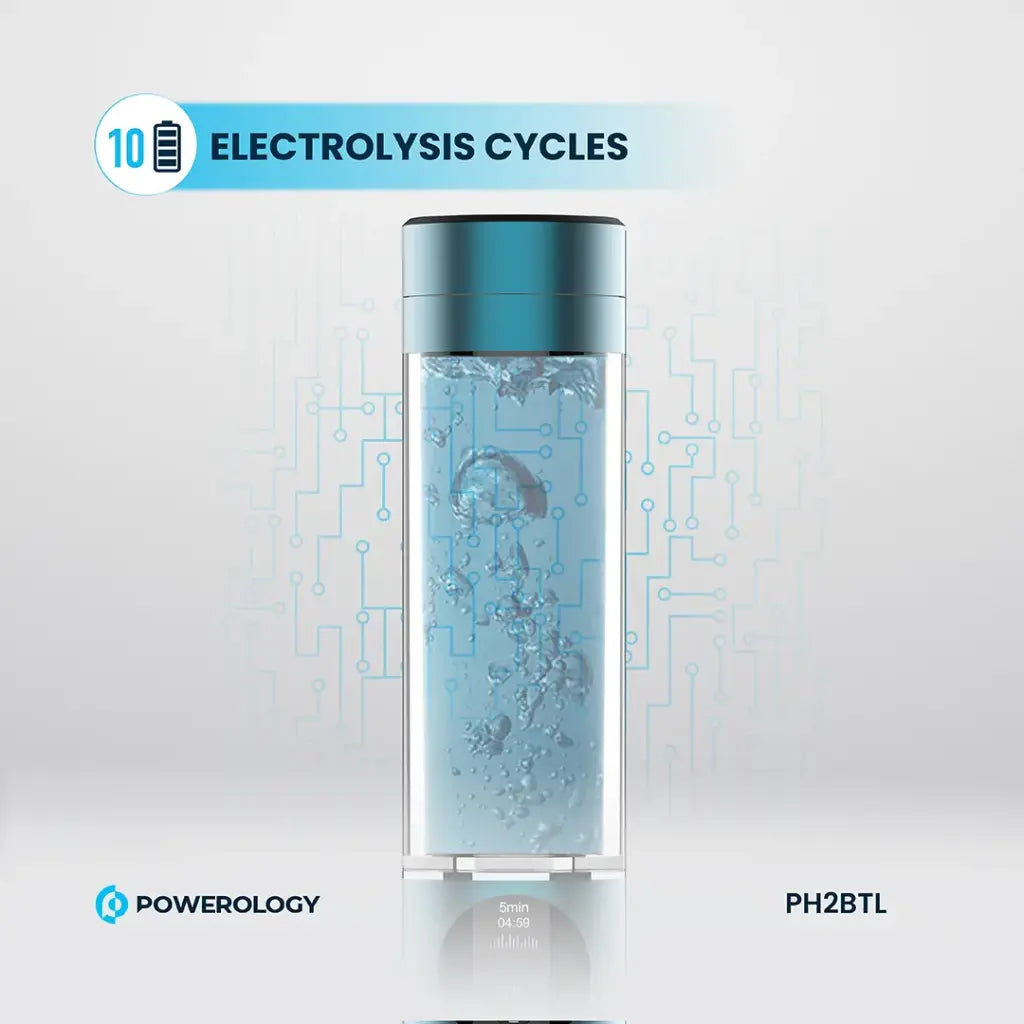 Powerology 260ml Hydrogen Water Bottle with OLED