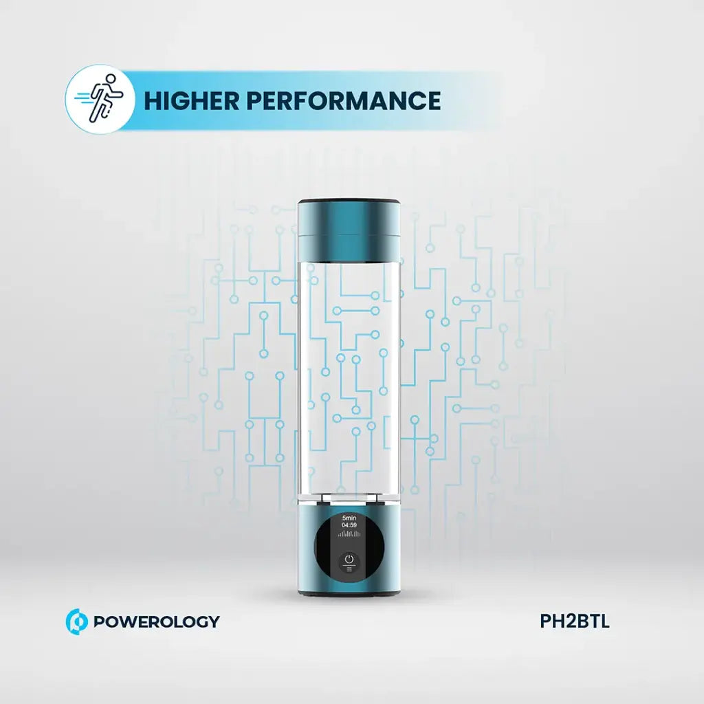 Powerology 260ml Hydrogen Water Bottle with OLED