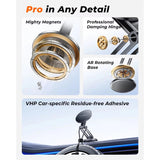 LISEN Magnetic 360° Rotatable Foldable Metal Car Phone Holder