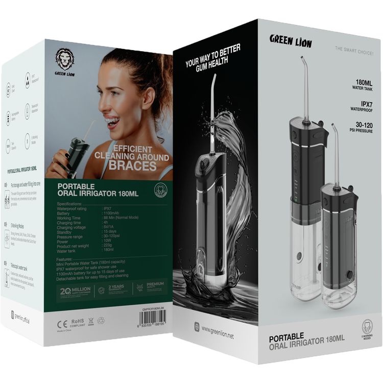Green Lion Portable Oral Irrigator 180ML