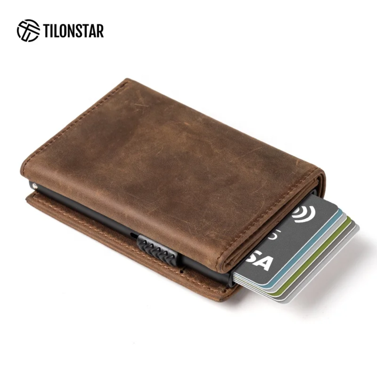 TILONSTAR Pop-Up Leather Wallet