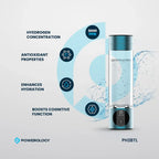 Powerology 260ml Hydrogen Water Bottle with OLED