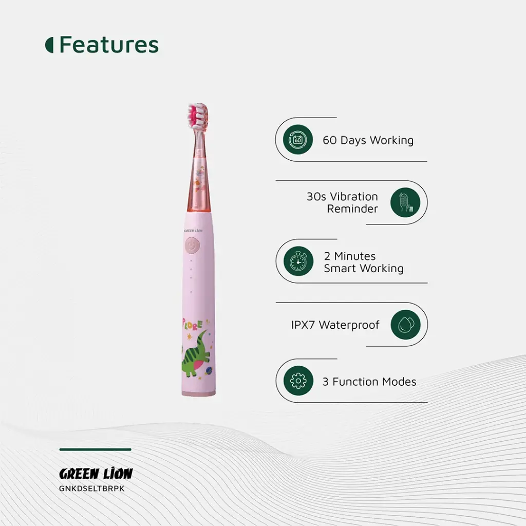 Green Lion Kids Electric Toothbrush
